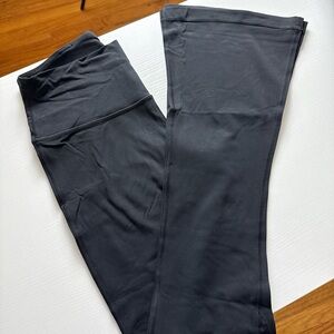 lululemon athletica black flared leggings